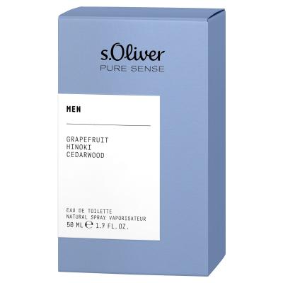 s.Oliver Pure Sense Eau de Toilette για άνδρες 50 ml