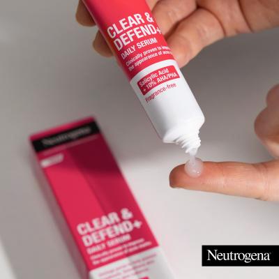 Neutrogena Clear &amp; Defend+ Daily Serum Ορός προσώπου 30 ml