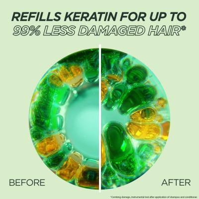 Garnier Fructis Goodbye Damage Keratin 10-In-1 Leave-In Περιποίηση μαλλιών χωρίς ξέβγαλμα για γυναίκες 150 ml