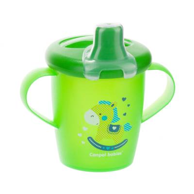 Canpol babies Toys Non-Spill Cup Green 9m+ Ποτήρι για παιδιά 250 ml