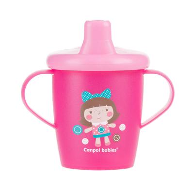 Canpol babies Toys Non-Spill Cup Pink 9m+ Ποτήρι για παιδιά 250 ml