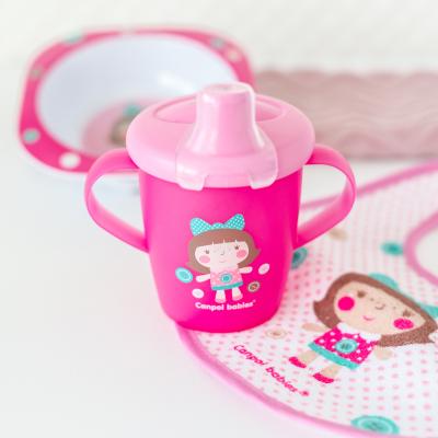 Canpol babies Toys Non-Spill Cup Pink 9m+ Ποτήρι για παιδιά 250 ml