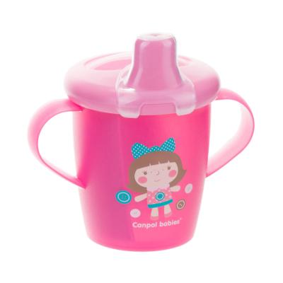 Canpol babies Toys Non-Spill Cup Pink 9m+ Ποτήρι για παιδιά 250 ml