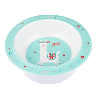 Canpol babies Exotic Animals Melamine Bowl With Suction Ring Turquoise Είδη Φαγητού για παιδιά 270 ml