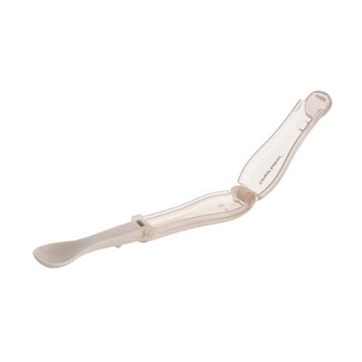 Canpol babies Travel Spoon Foldable Grey Είδη Φαγητού για παιδιά 1 τεμ