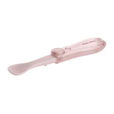 Canpol babies Travel Spoon Foldable Pink Είδη Φαγητού για παιδιά 1 τεμ