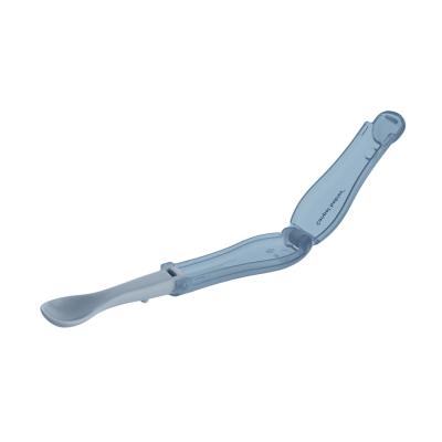 Canpol babies Travel Spoon Foldable Blue Είδη Φαγητού για παιδιά 1 τεμ