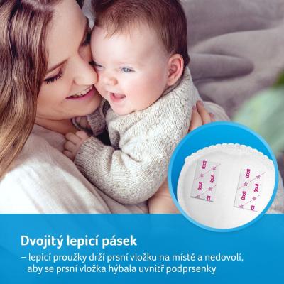 LOVI Discreet Elegance Disposable Breast Pads Black Επιθέματα στήθους για γυναίκες Σετ