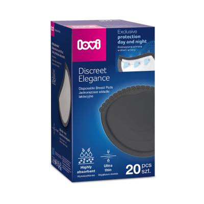 LOVI Discreet Elegance Disposable Breast Pads Black Επιθέματα στήθους για γυναίκες Σετ