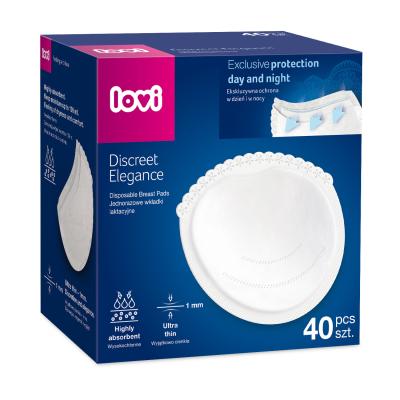 LOVI Discreet Elegance Disposable Breast Pads White Επιθέματα στήθους για γυναίκες Σετ