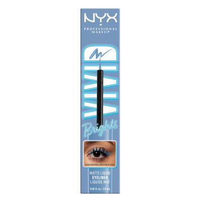 NYX Professional Makeup Vivid Brights Eyeliner για γυναίκες 2 ml Απόχρωση 05 Cobalt Crush