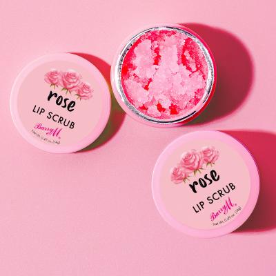 Barry M Lip Scrub Rose Προϊόντα απολέπισης προσώπου για γυναίκες 14 gr