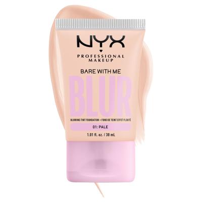 NYX Professional Makeup Bare With Me Blur Tint Foundation Make up για γυναίκες 30 ml Απόχρωση 01 Pale