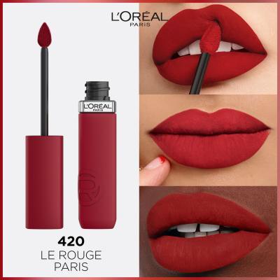 L&#039;Oréal Paris Infaillible Matte Resistance Lipstick Κραγιόν για γυναίκες 5 ml Απόχρωση 420 Le Rouge Paris