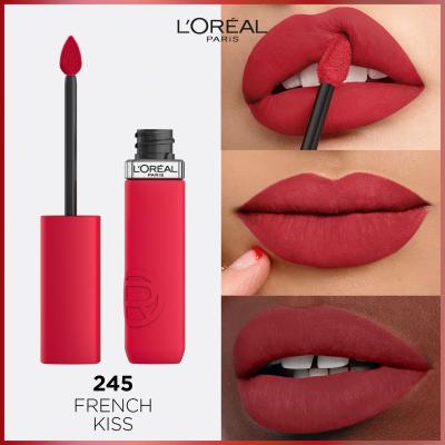 L&#039;Oréal Paris Infaillible Matte Resistance Lipstick Κραγιόν για γυναίκες 5 ml Απόχρωση 245 French Kiss