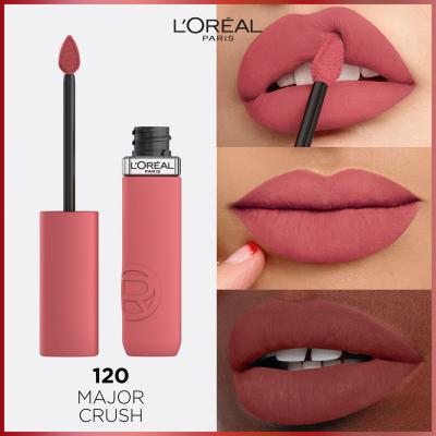 L&#039;Oréal Paris Infaillible Matte Resistance Lipstick Κραγιόν για γυναίκες 5 ml Απόχρωση 120 Major Crush