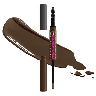 NYX Professional Makeup Zero To Brow Τζέλ φρυδιών για γυναίκες 2 ml Απόχρωση 07 Espresso