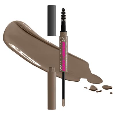 NYX Professional Makeup Zero To Brow Τζέλ φρυδιών για γυναίκες 2 ml Απόχρωση 05 Ash Brown