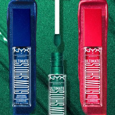 NYX Professional Makeup Ultimate Glow Shots Σκιές ματιών για γυναίκες 7,5 ml Απόχρωση 22 Watermelon Wealth