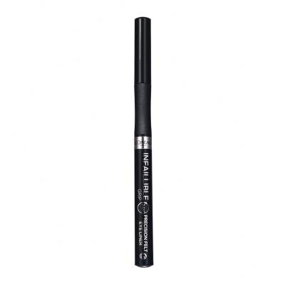 L&#039;Oréal Paris Infaillible Grip 24H Precision Felt Eyeliner Eyeliner για γυναίκες 1 ml Απόχρωση 01 Black