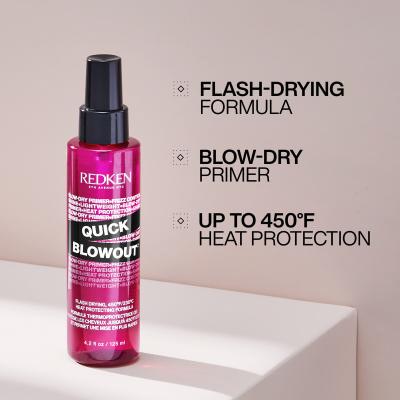 Redken Quick Blowout Lightweight Blow Dry Primer Spray Για τη θερμική επεξεργασία των μαλλιών για γυναίκες 125 ml