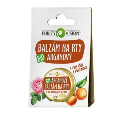 Purity Vision Argan Bio Lip Balm Βάλσαμο για τα χείλη 12 ml