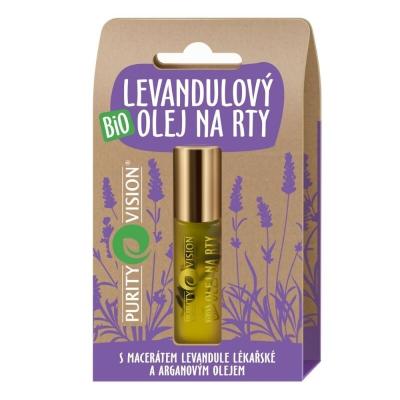 Purity Vision Lavender Bio Lip Oil Λάδι χειλιών 10 ml