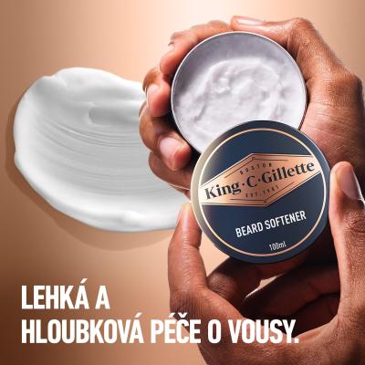 Gillette King C. Soft Beard Balm Βάλσαμο για τα γένια για άνδρες 100 ml