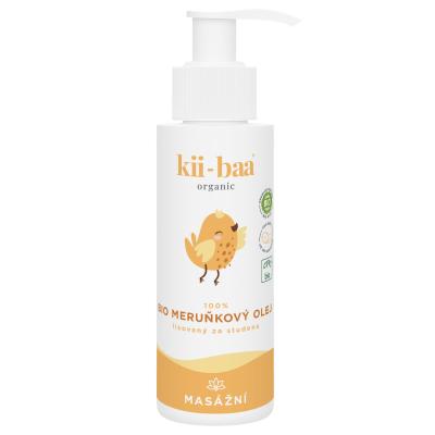 Kii-Baa Organic Baby Bio Apricot Oil Λάδι σώματος για παιδιά 100 ml