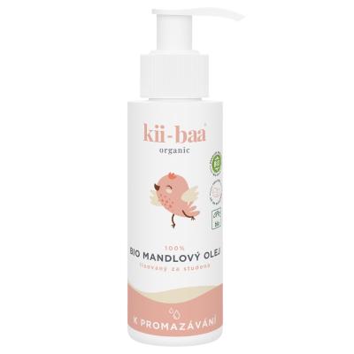 Kii-Baa Organic Baby Bio Almond Oil Λάδι σώματος για παιδιά 100 ml