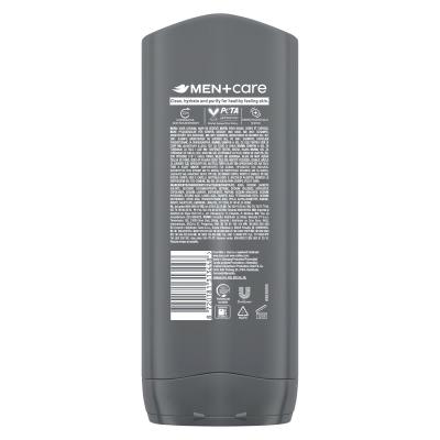 Dove Men + Care Hydrating Clean Comfort Αφρόλουτρο για άνδρες 400 ml