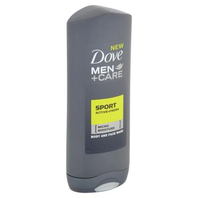 Dove Men + Care Sport Care Active + Fresh Αφρόλουτρο για άνδρες 400 ml