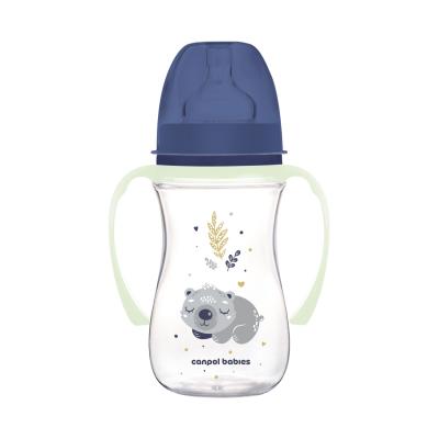 Canpol babies Sleepy Koala Easy Start Anti-Colic Bottle Blue 3m+ Μπιμπερό για παιδιά 240 ml