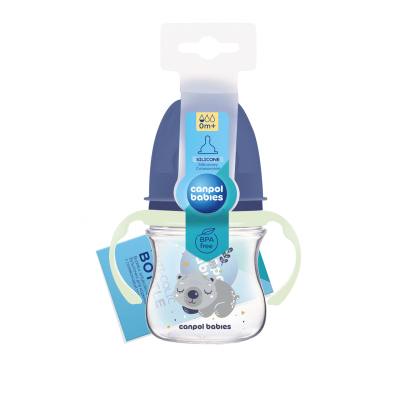 Canpol babies Sleepy Koala Easy Start Anti-Colic Bottle Blue 0m+ Μπιμπερό για παιδιά 120 ml