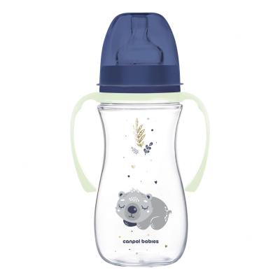 Canpol babies Sleepy Koala Easy Start Anti-Colic Bottle Blue 12m+ Μπιμπερό για παιδιά 300 ml