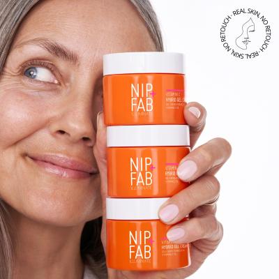 NIP+FAB Illuminate Vitamin C Fix Hybrid Gel Cream 5% Κρέμα προσώπου ημέρας για γυναίκες 50 ml