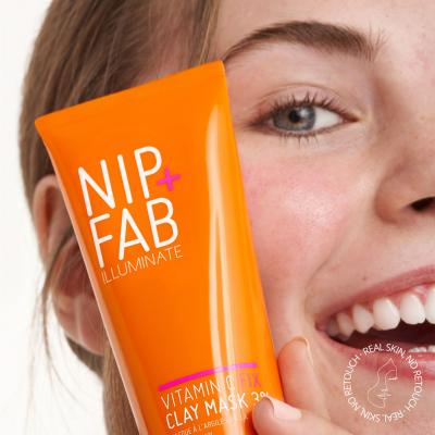 NIP+FAB Illuminate Vitamin C Fix Clay Mask 3% Μάσκα προσώπου για γυναίκες 75 ml