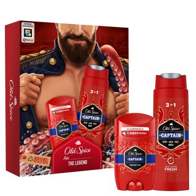 Old Spice Captain Σετ δώρου deostic 50 ml + αφρόλουτρο 3σε1 250 ml