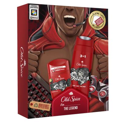 Old Spice Wolfthorn Σετ δώρου deo stique 50 ml + αφρόλουτρο 3σε1 250 ml + τράπουλα