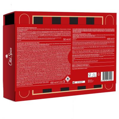 Old Spice Nightpanther Σετ δώρου αποσμητικό 50 ml + αποσμητικό 150 ml + αφρόλουτρο 3σε1 400 ml + επιτραπέζιο παιχνίδι 3σε1