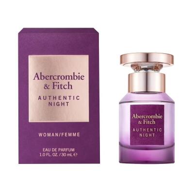 Abercrombie &amp; Fitch Authentic Night Eau de Parfum για γυναίκες 30 ml