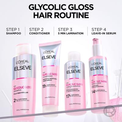 L&#039;Oréal Paris Elseve Glycolic Gloss Conditioner Μαλακτικό μαλλιών για γυναίκες 150 ml