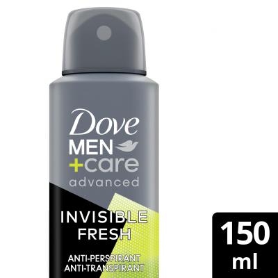 Dove Men + Care Advanced Invisible Fresh 72H Αντιιδρωτικό για άνδρες 150 ml