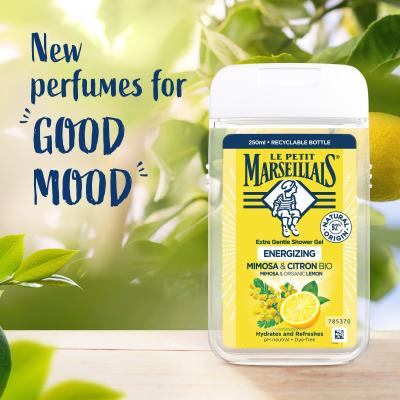 Le Petit Marseillais Extra Gentle Shower Gel Mimosa &amp; Bio Lemon Αφρόλουτρο 250 ml