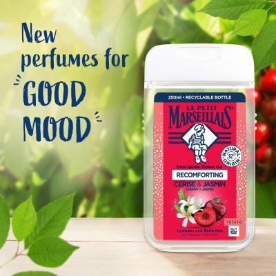 Le Petit Marseillais Extra Gentle Shower Gel Cherry &amp; Jasmin Αφρόλουτρο 250 ml