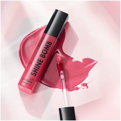 Catrice Shine Bomb Lip Lacquer Κραγιόν για γυναίκες 3 ml Απόχρωση 050 Feelin Berry Special