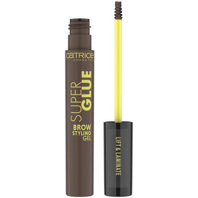 Catrice Super Glue Brow Styling Gel Τζέλ φρυδιών για γυναίκες 4 ml Απόχρωση 030 Deep Brown