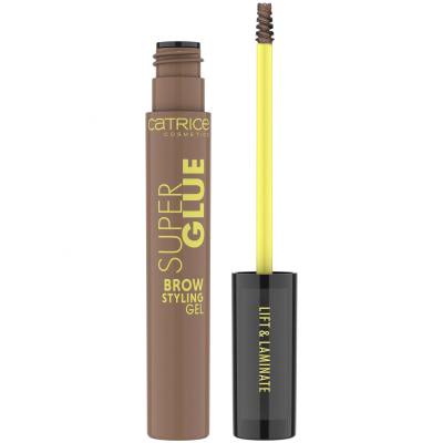 Catrice Super Glue Brow Styling Gel Τζέλ φρυδιών για γυναίκες 4 ml Απόχρωση 020 Light Brown