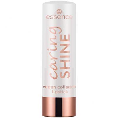 Essence Caring Shine Vegan Collagen Lipstick Κραγιόν για γυναίκες 3,5 gr Απόχρωση 207 My Passion