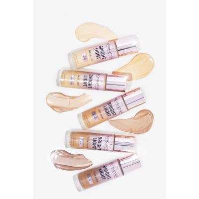 Makeup Revolution London Bright Light Face Glow Make up για γυναίκες 23 ml Απόχρωση Lustre Medium Light